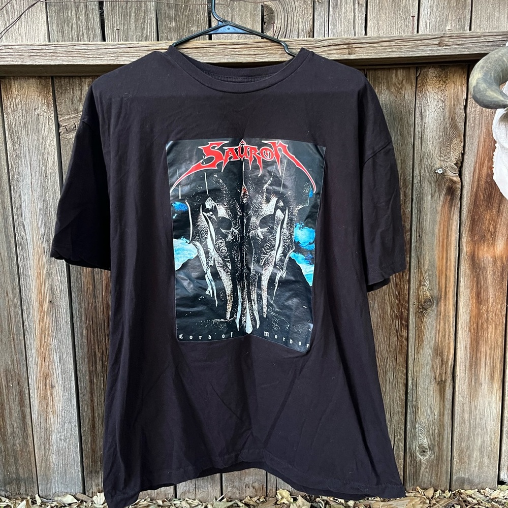 Sauron Lord of the Rings Black Graphic Tee Halloween Tshirt